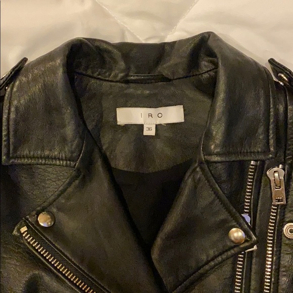 COPY - IRO LEATHER JACKET 100% AUTHENTIC